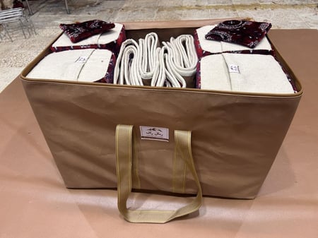 بكج القماش التركي 4 مده 4 مراكي +2 بيز +شنطه حافضه