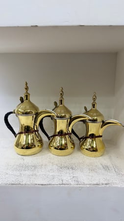 طقم دلال رسلاني اصفر