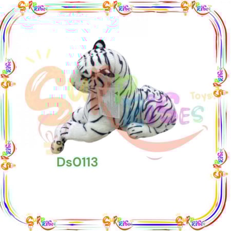 نمر ابيض مقاس 35 سم