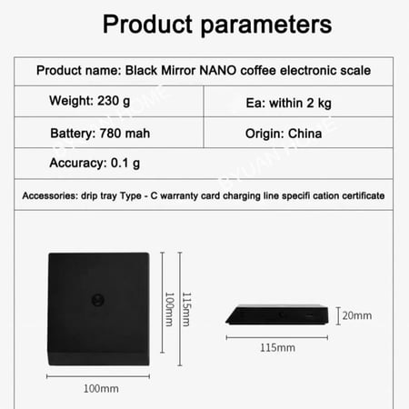 ميزان قهوة مختصة | تايمور نانو