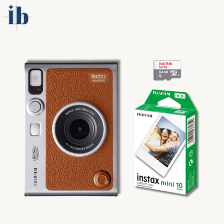 Instax mini evo package-brown
