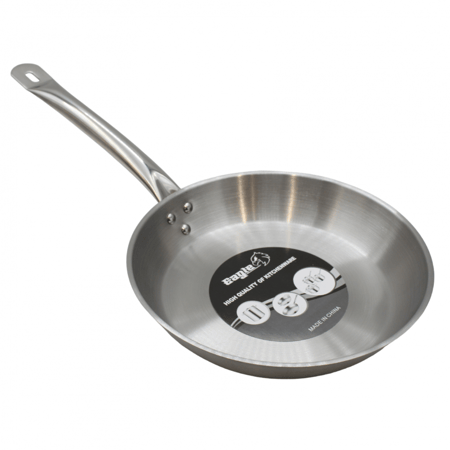 طاوة استيل مقاس 26 سم