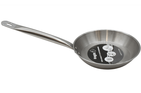 طاوة استيل مقاس 22 سم