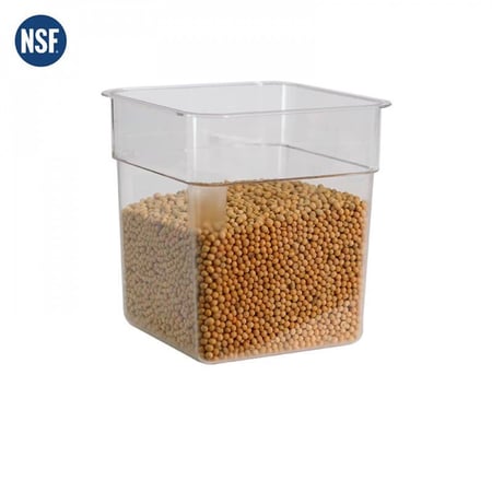 علب تخزين اكريلك مربع