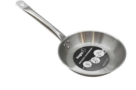 طاوة استيل مقاس 22 سم