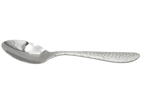 طقم ملعقه حلا منقوش (18/10)