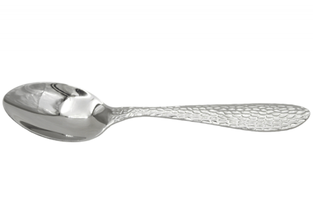 طقم ملعقه حلا منقوش (18/10)