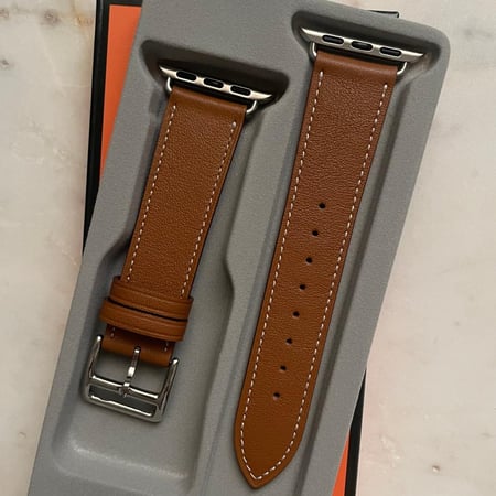 سوار جلد تان -  single Tour Strap Tan