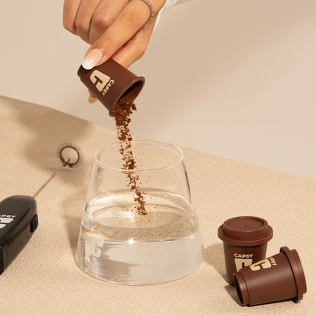 قهوة سريعة التحضير (حمصة داكنة)