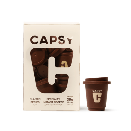 قهوة سريعة التحضير (حمصة داكنة)