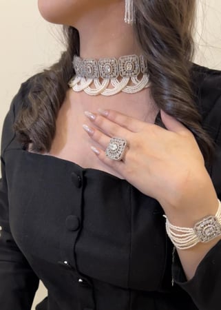 طقم تشوكر لولو