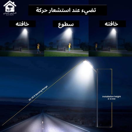 كشاف الطاقة الشمسية 300w