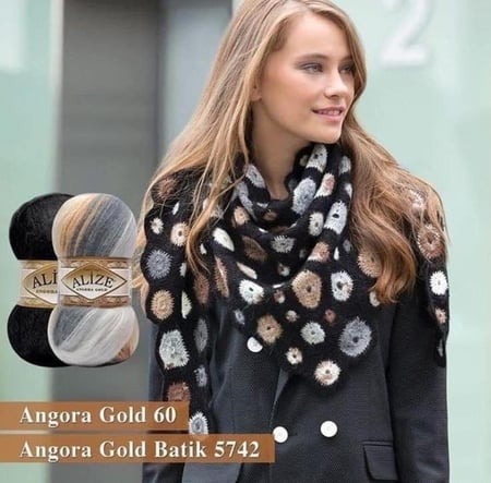 انجورا قولد 28 Alize Angora gold