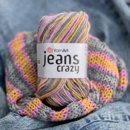 جينز كريزي 8211 YarnArt Jeans Crazy