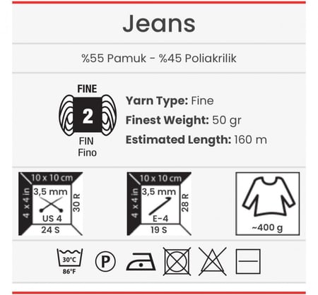 يارن ارت جينز Jeans 26