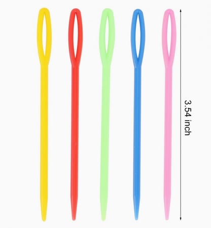 ابر خياطة بلاستيكية 5 قطع