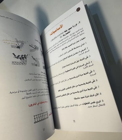 كتاب دليلك الأول للكروشيه خطوة بخطوة للمبتدئات