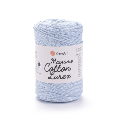 مكرمية قطن لوريكس - لمعة 729 Macrame Cotton Lurex