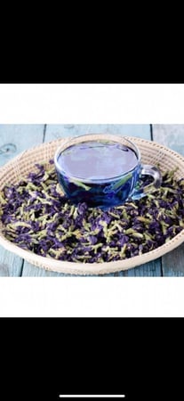 شاي ازرق عضوي