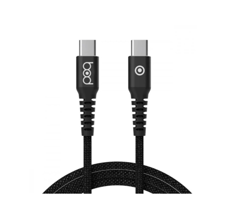 كيبل  شحن سريع من منفذ تايب سي إلى تايب سي من شركة بود2متر