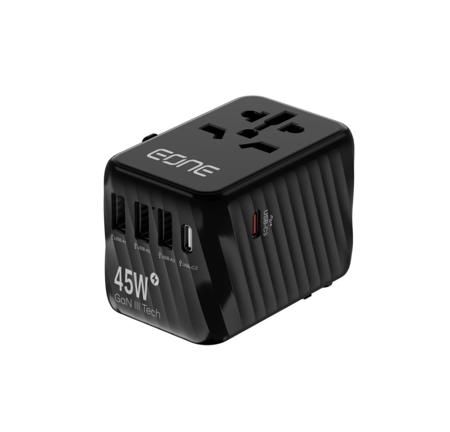 فيش سفر دولي أسود 45 واط شركة EONE