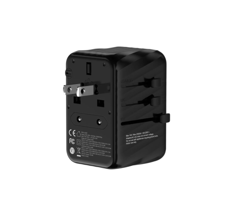 فيش سفر دولي أسود 45 واط شركة EONE