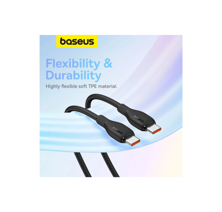 كيبل شحن تايب سي تو تايب سي 1.2م 100 واط شركة بيسوس