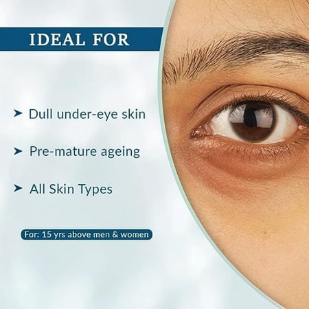 كريم تحت العين لعلاج الهالات السوداء تحت العين سعة 15 مل
