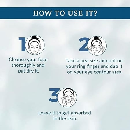 كريم تحت العين لعلاج الهالات السوداء تحت العين سعة 15 مل