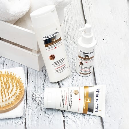 شامبو فارماسيرز اتش الاحترافي لتحفيز نمو الشعر يحفز نمو شعر صحي وأكثر