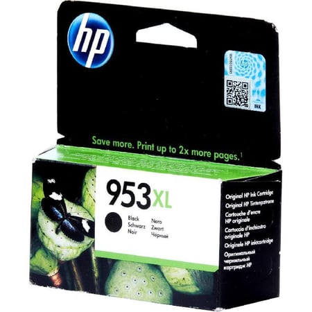 مشاركة المنتج خرطوشة طباعة حبرية HP 953XL أصلية سوداء عالية الإنتاجية - L0S70AE