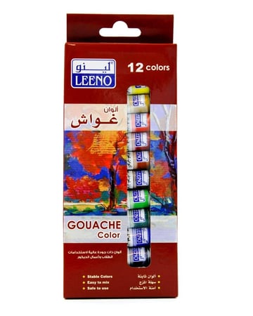 علبه الوان غواش عصار 12لون 6mlماركه لينو