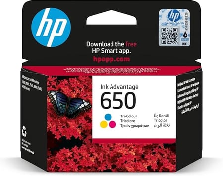 خرطوشة حبر HP 650 =ثلاثية الألوان