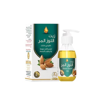 وادي النحل، زيت اللوز المر للشعر والبشرة، طبيعي 100% - 125 مل