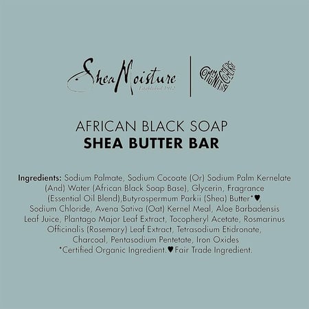 شيا مويستشر, الصابونة السوداء الأفريقية، مع الشوفان والصبار وفيتامين إي، للبشرة الجافة والمجهدة - 227 جم
