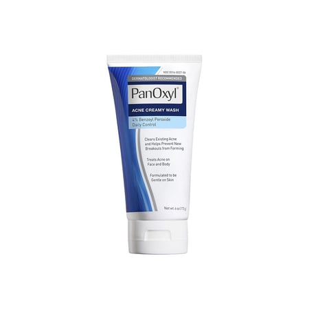 بانوكسيل، غسول كريمي يومي لعلاج حب الشباب، بنزويل بيروكسيد 4٪ - 170 جم