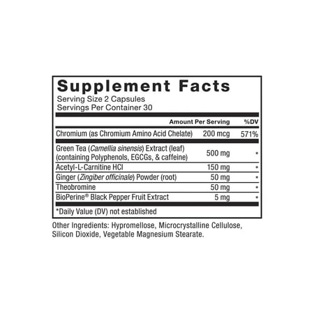 فورس فاكتور، حارق الدهون للنساء، مكمل غذائي - 60 كبسولة نباتية