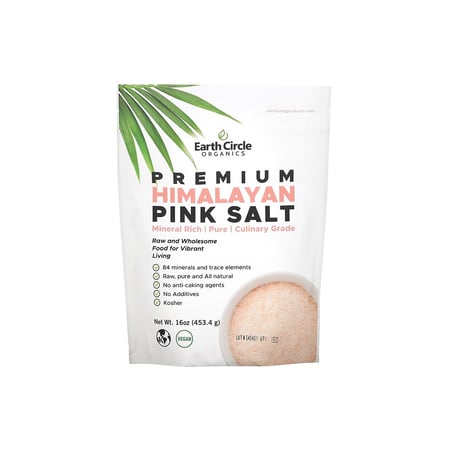 إيرث سيركل أورجانيكس، ملح الهيمالايا، بريميوم - 453 جم