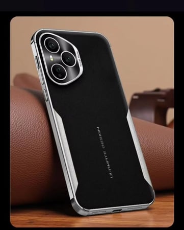 حافظة لهاتف #هونر 400 برو فاخرة من جلد البولي يوريثان غطاء خلفي #honor 400 pro case
