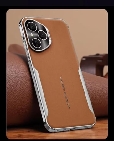 حافظة لهاتف #هونر 400 برو فاخرة من جلد البولي يوريثان غطاء خلفي #honor 400 pro case