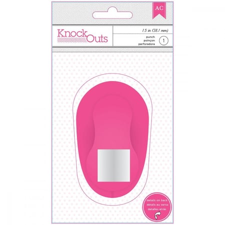 خرامة الورق نوك أوتس من شركة أميريكان كرافتس ، بتخريم مربع بمقاس 1 إنش