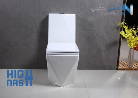 كرسي أفرنجي أبيض موديل 8001 High Nash