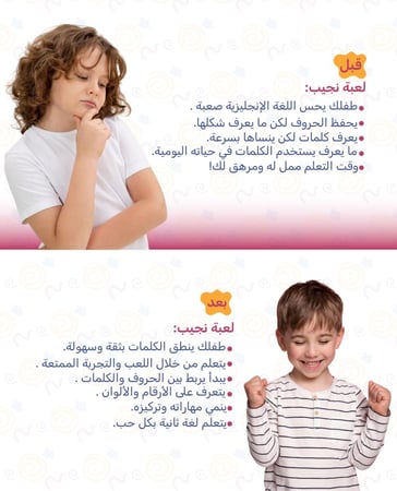 لعبة نجيب - تعليم الحروف الانجليزية