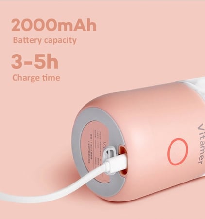 مكينة العصير المحمولة تعمل ببطاريات الليثيوم حجم 350مل و 500 مل