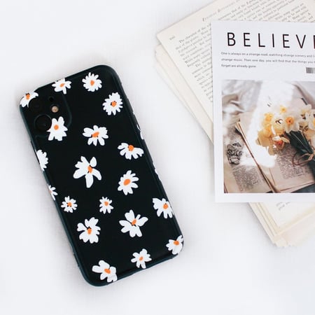 أغطية ايفون 12 اكسسوارات ايفون كفر ايفون زهرة زهور خلفيات ايفون متجر