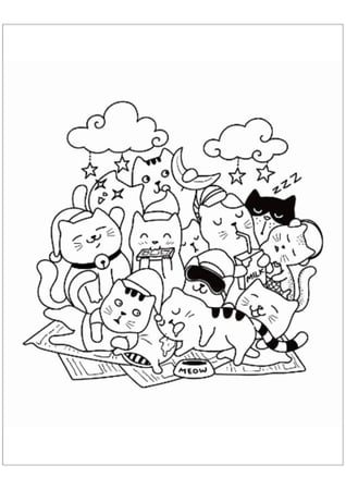 انشطة تلوين للاطفال الحيوانات السعيدة