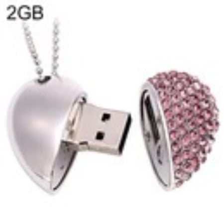 JASTER معدن الماس الحب شكل قلب محركات أقراص فلاش USB قلوب 16 جيجابايت بدون سلسلة ذاكرة عصا