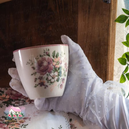 كوب لاتيه من جرين جيت  Marie Dusty Rose - المنزل الريفي الهادئ