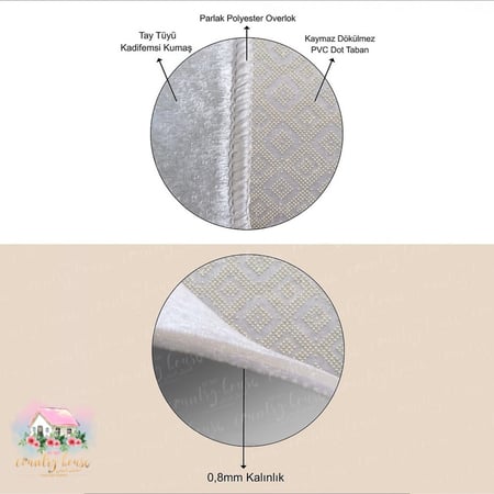 3148 سجادة أواني المطبخ المميزة (ملونة)