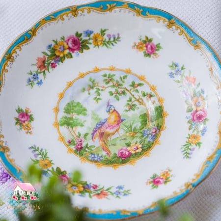 طبق كوب صغير انتيك من رويال البرت Royal Albert - المنزل الريفي الهادئ